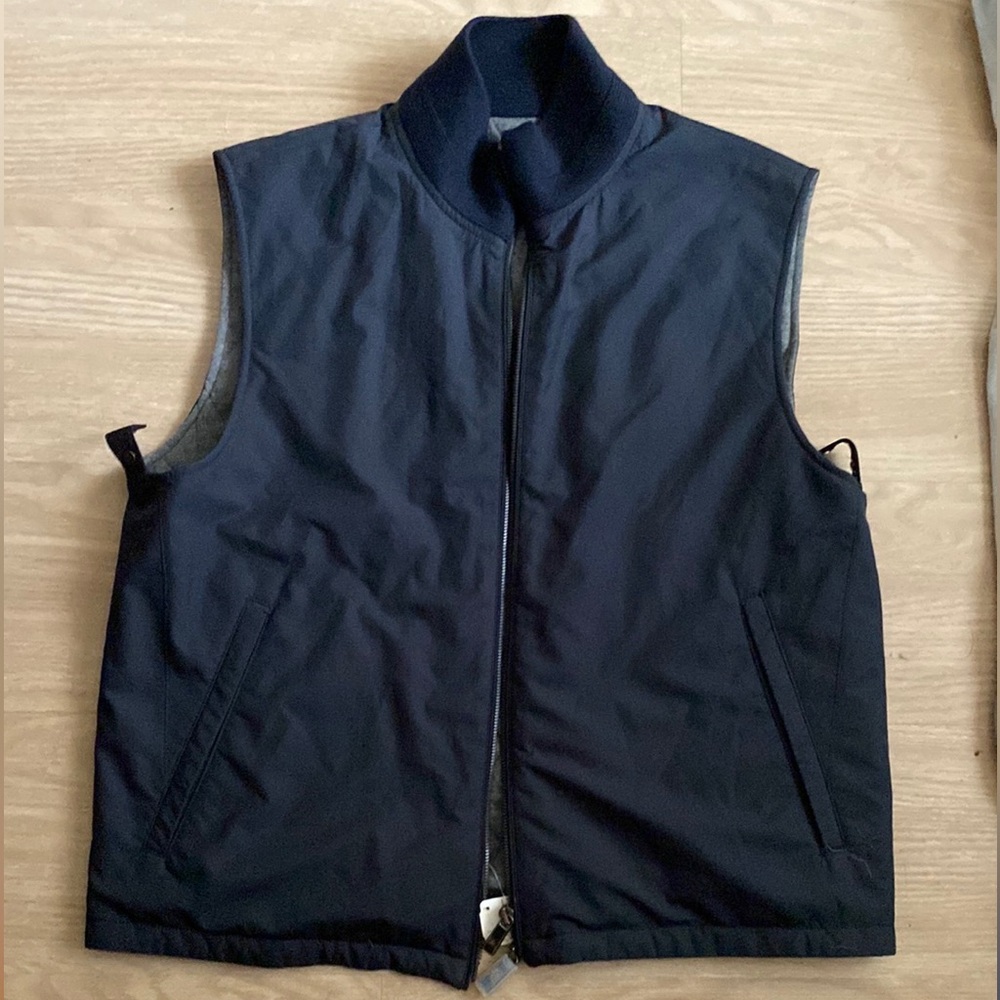 Ermenegildo Zegna Navy Vest New w/Tags